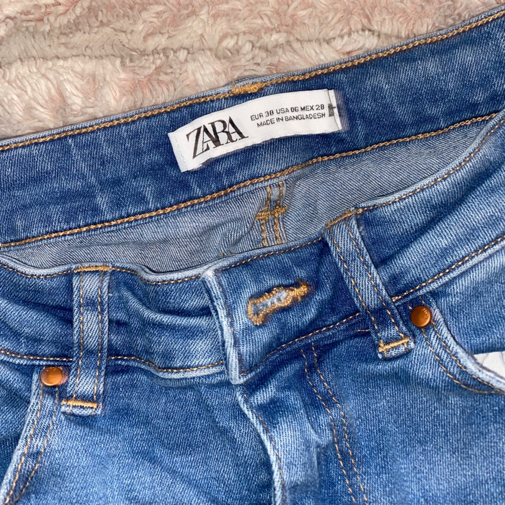 ZARA skinny jeans light wash